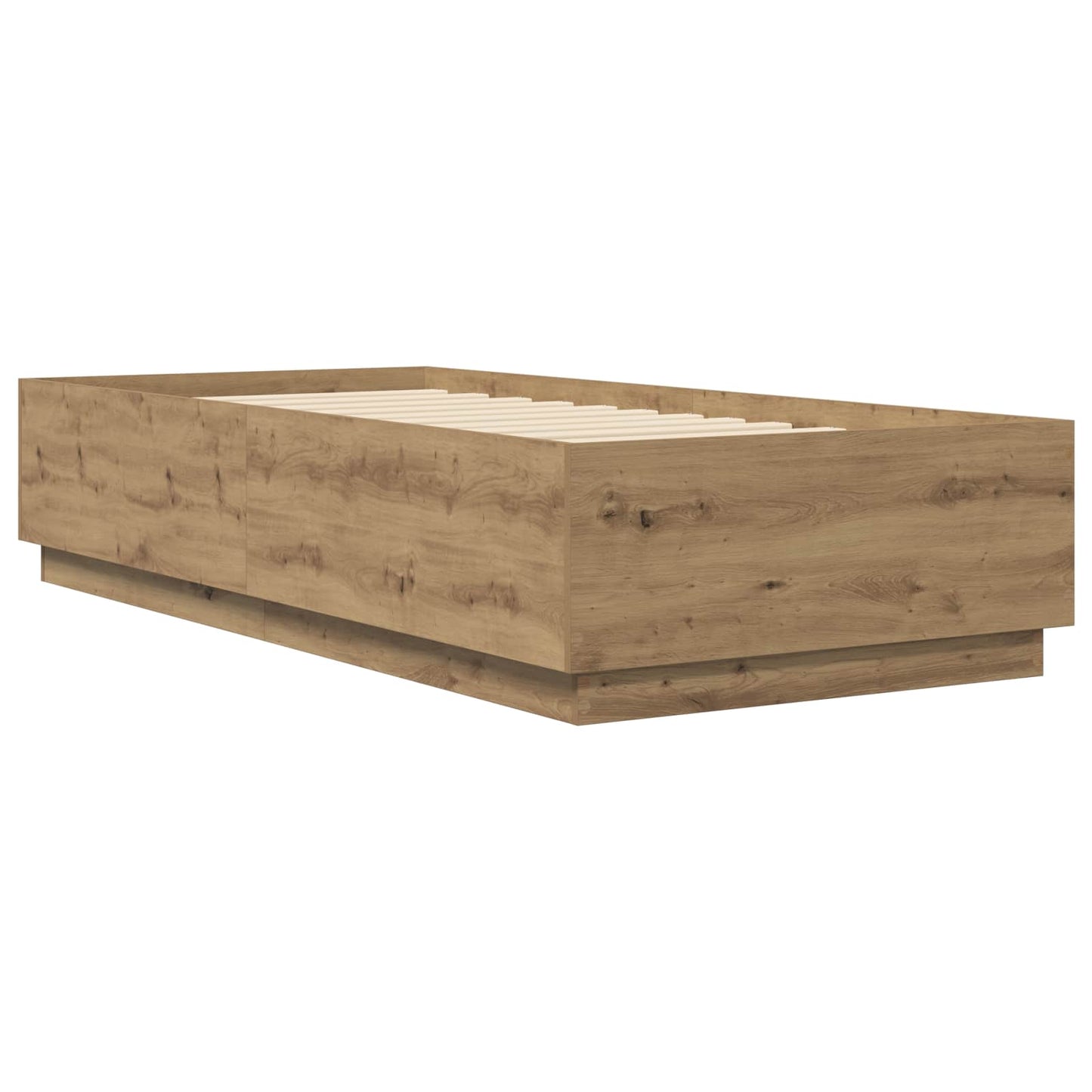 Bed Frame Artisian Oak 80 x 200 cm Engineered Wood