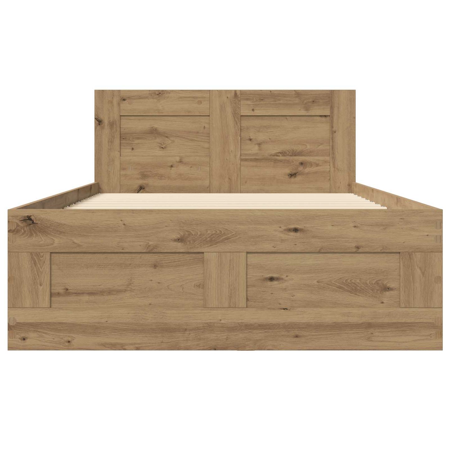 Bed Frame with Headboard Artisian Oak 80 x 200 cm