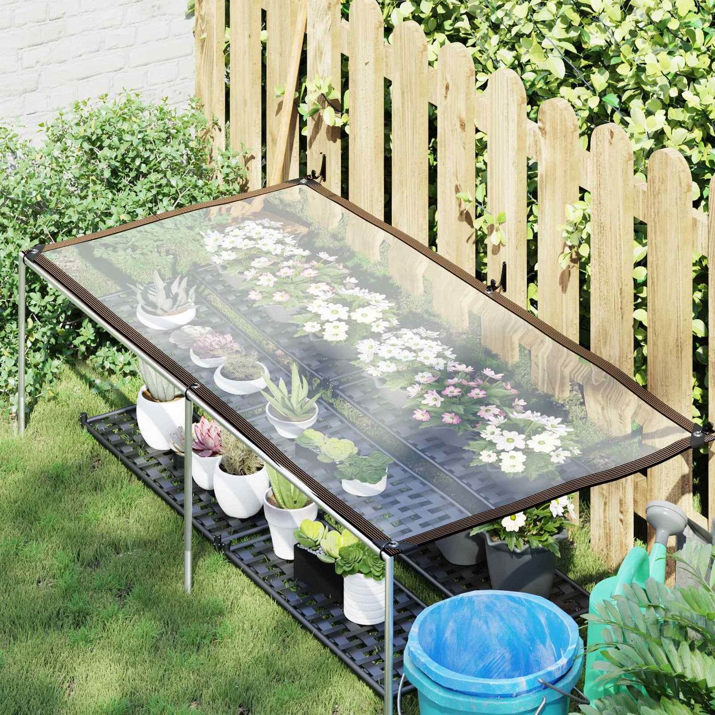 Plant Cover Transparent 2.5 x 1 m PE