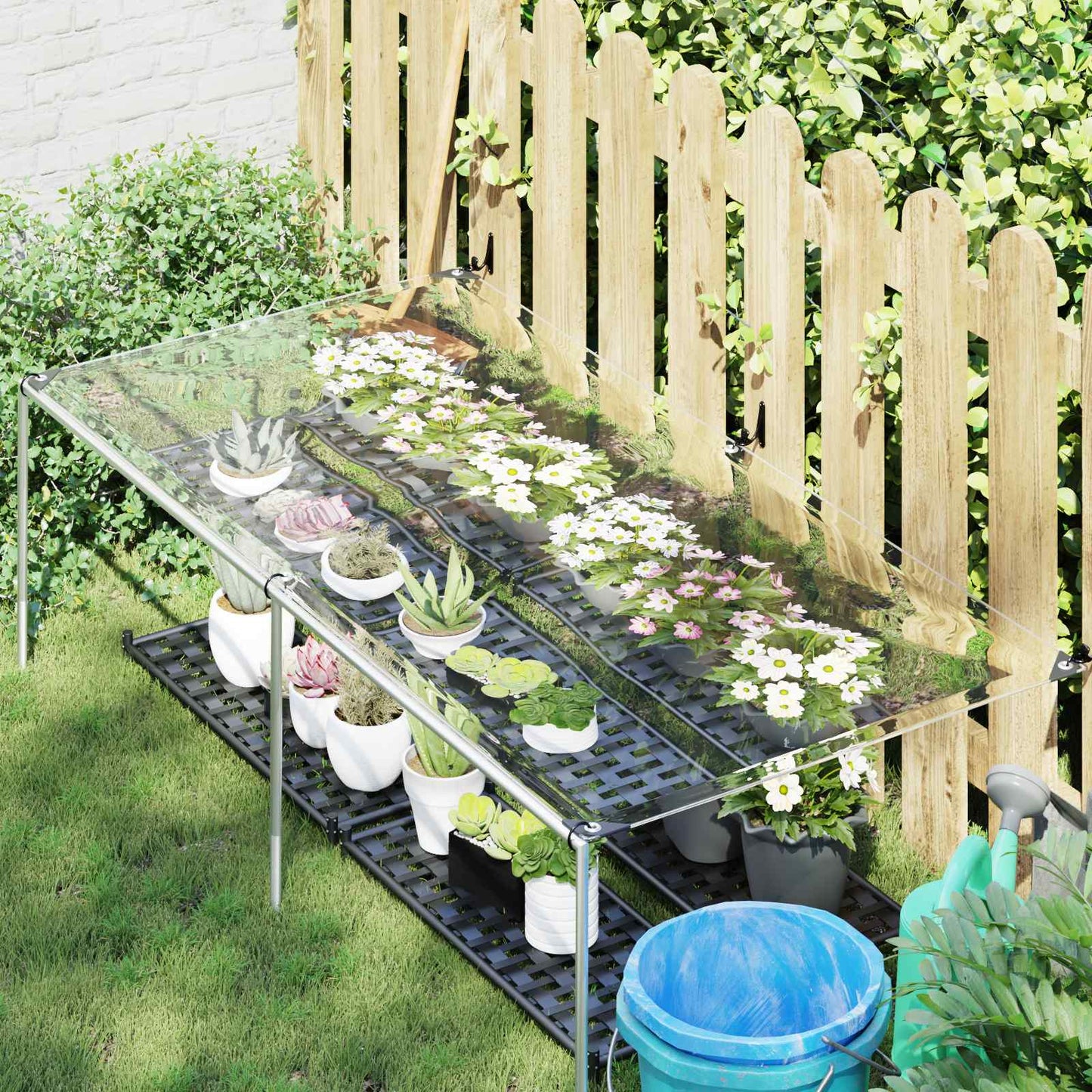 Plant Cover Transparent 2.5 x 1 m PVC