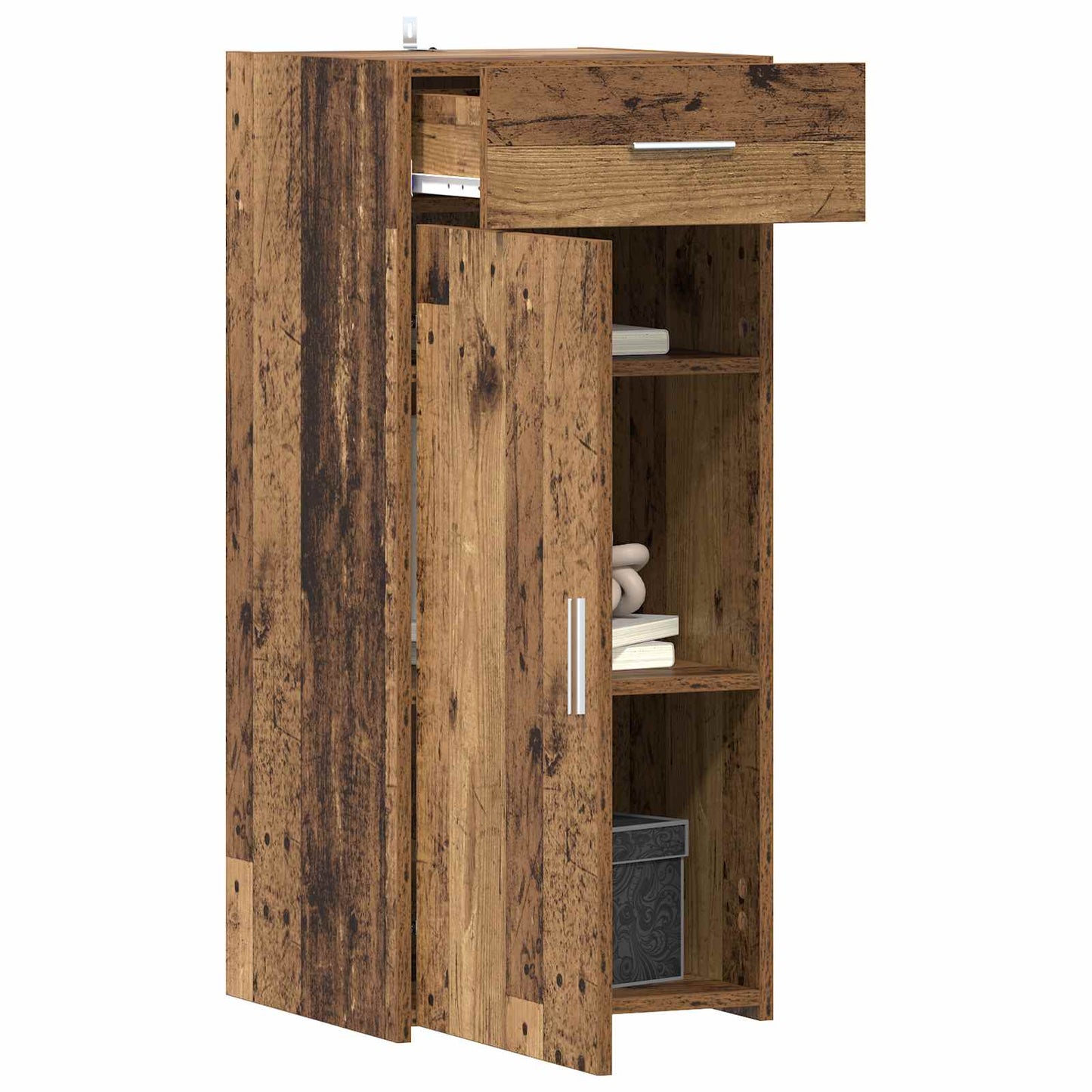 Storage Cabinet Old Wood 40 x 42.5 x 93 cm Engineered Wood