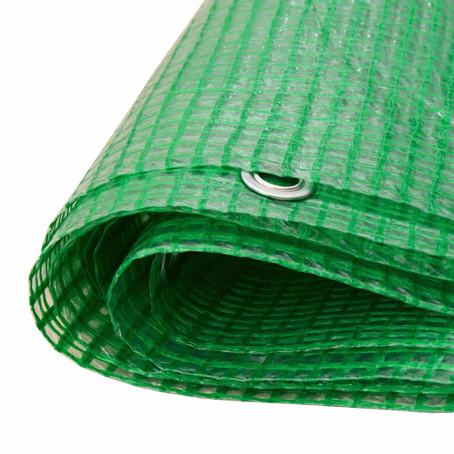 Tarpaulin with Eyelets Green 3 x 5 m 140 gsm PE