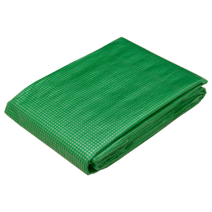 Tarpaulin with Eyelets Green 1.5 x 15 m 260 gsm PE
