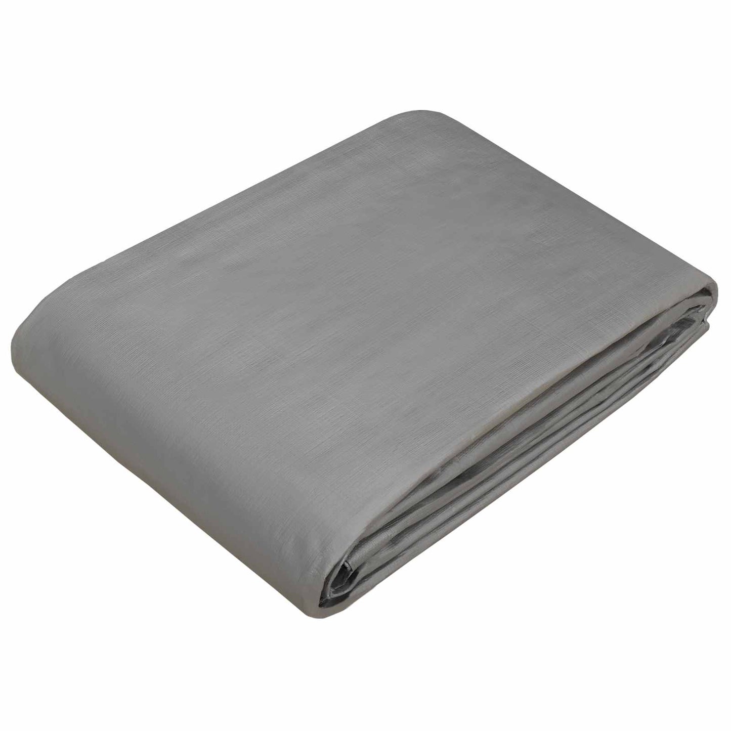 Tarpaulin with Eyelets Light Grey 3 x 4 m 260 gsm PE