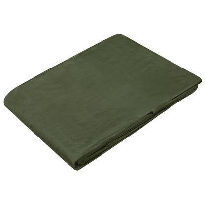 Tarpaulin with Eyelets Green 3 x 6 m 90 gsm PE