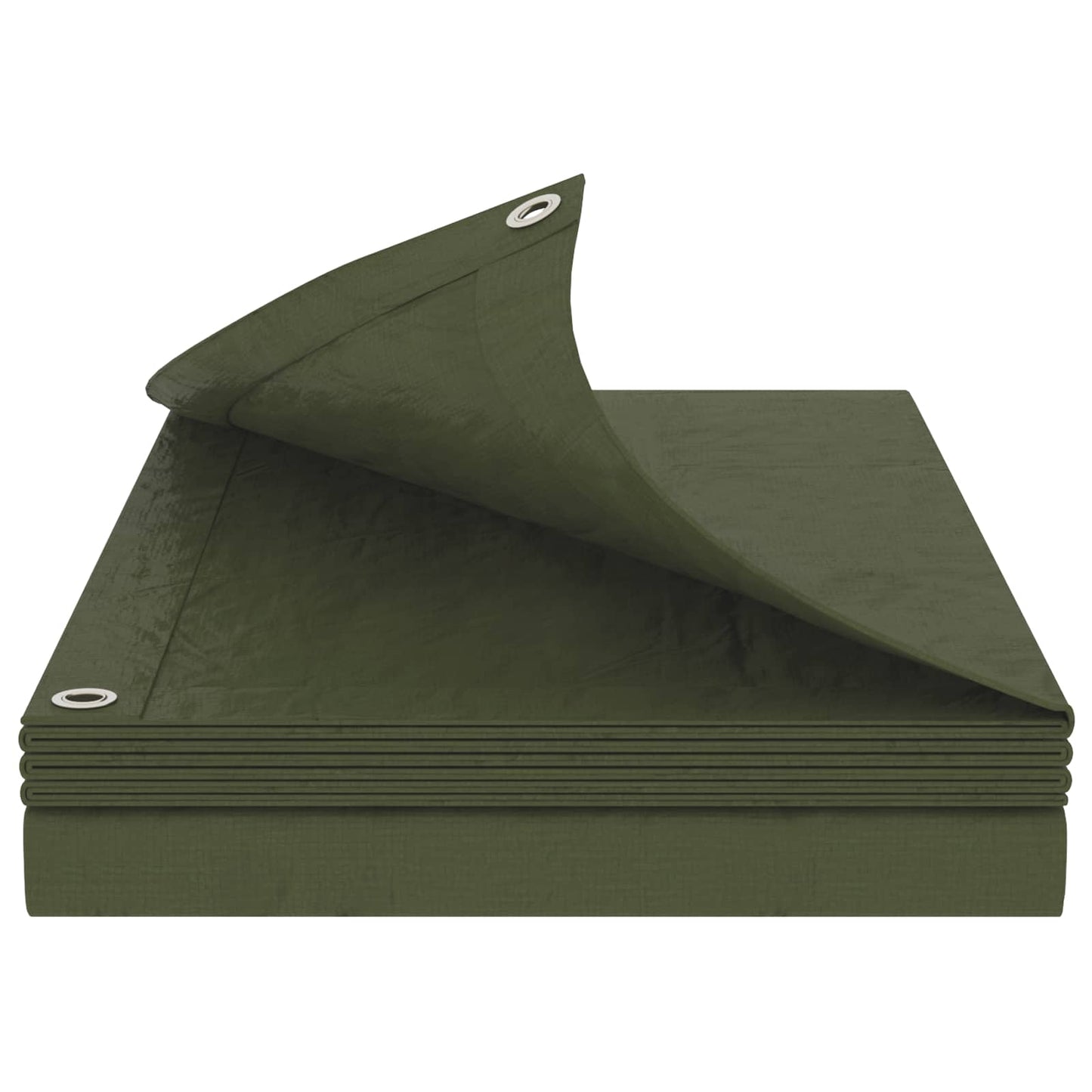 Tarpaulin with Eyelets Green 6 x 12 m 90 gsm PE