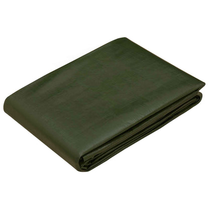 Tarpaulin with Eyelets Green 3 x 3 m 260 gsm PE