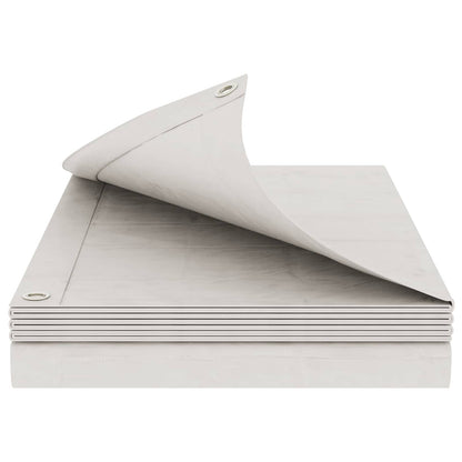 Tarpaulin with Eyelets White 3 x 3 m 260 gsm PE