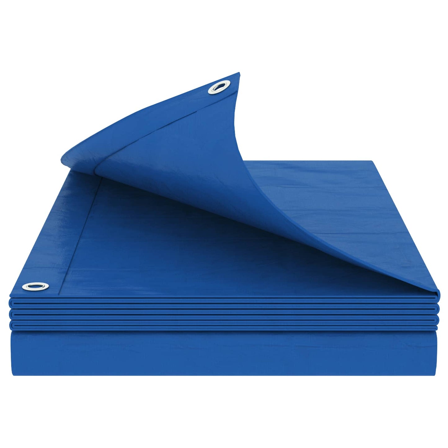 Tarpaulin with Eyelets Blue 6 x 6 m 260 gsm PE