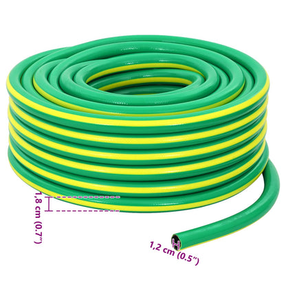 Garden Hose 5-Ply Green and Yellow 1 / 2'' 10 m PVC