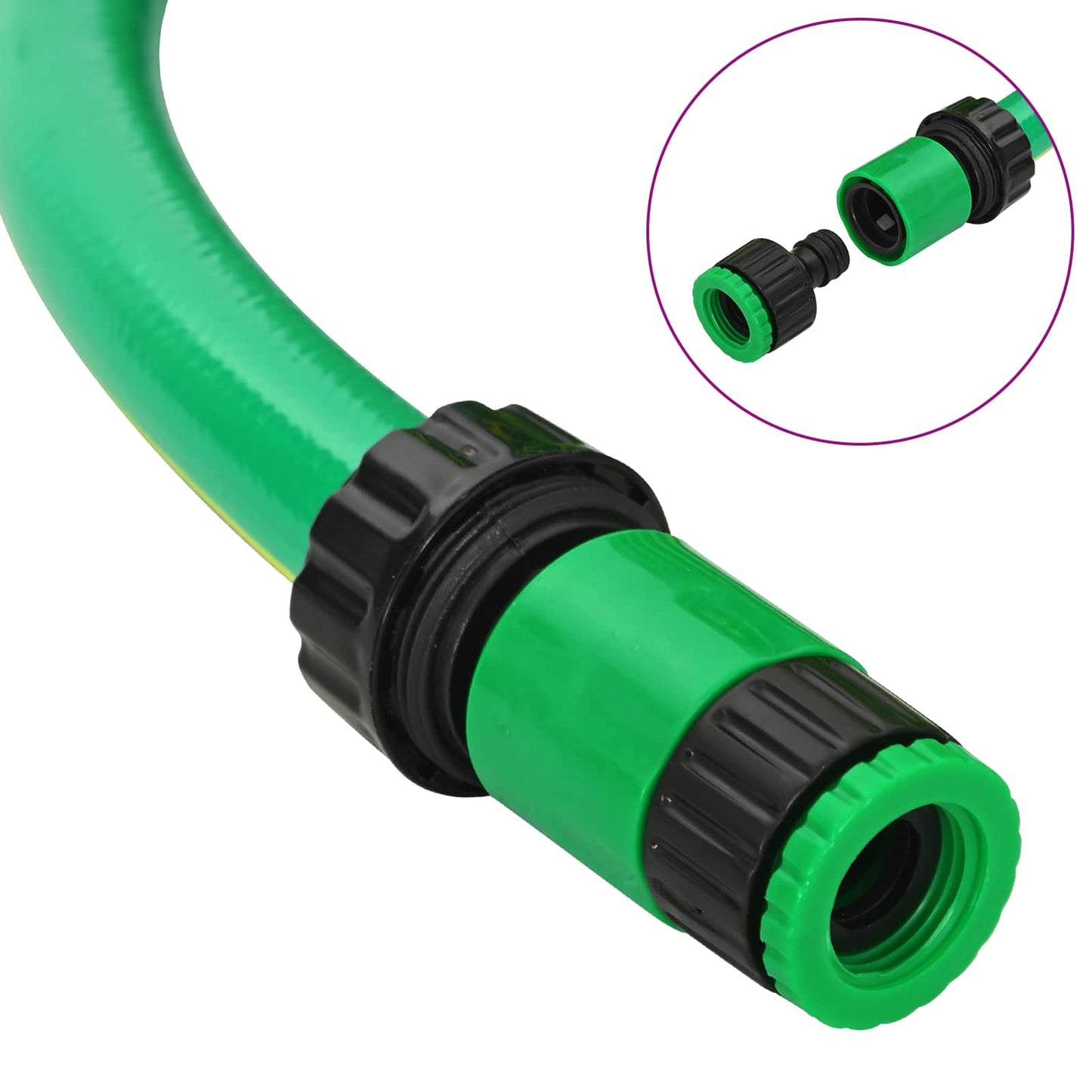 Garden Hose 5-Ply Green and Yellow 1 / 2'' 50 m PVC
