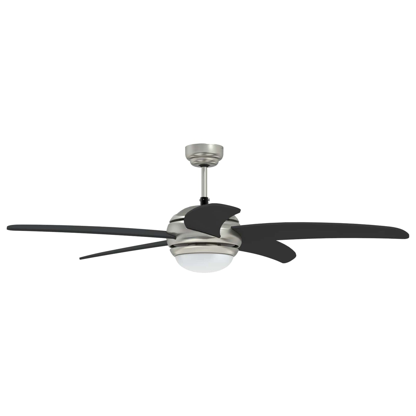 Ceiling Fan with Light and Remote Control Ø 130 cm Black