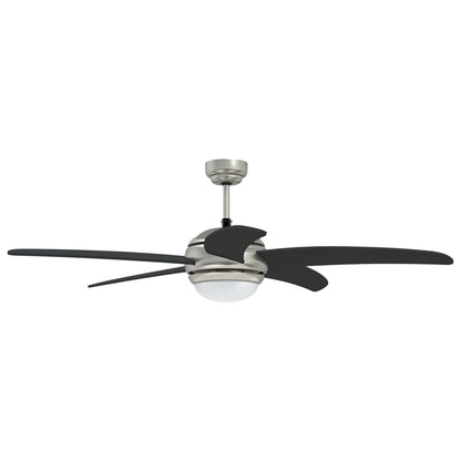 Ceiling Fan with Light and Remote Control Ø 130 cm Black