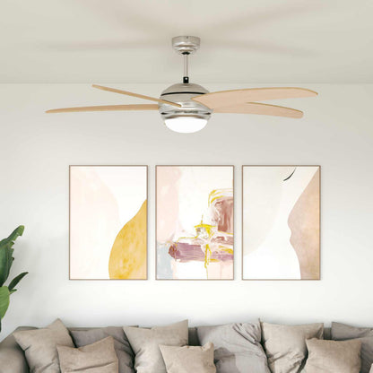 Ceiling Fan with Light Ø 130 cm Sonoma