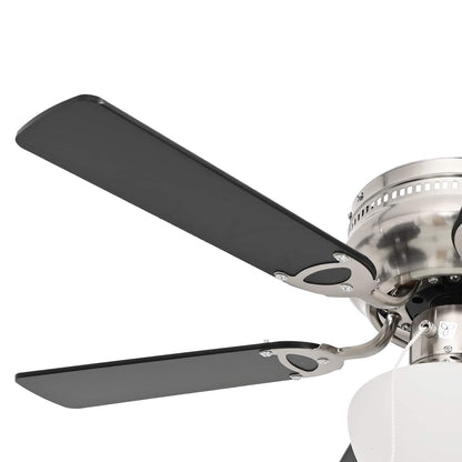 Ceiling Fan with Light Ø 82 cm Black