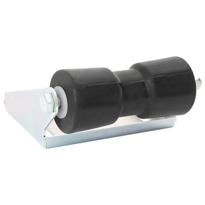 Boat Trailer Roller with Bracket 20.3 cm Galvanised Steel