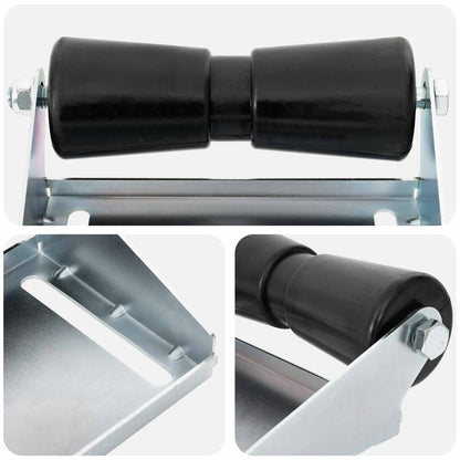 Boat Trailer Roller with Bracket 25.4 cm Galvanised Steel