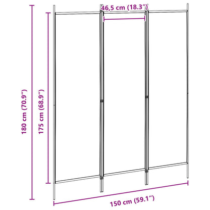 Room Divider Beige 59.06 x 70.87 in Fabric