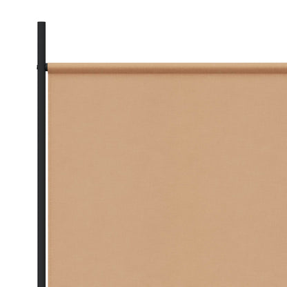 3-Panel Room Divider Beige 102.36 x 70.87 in Fabric