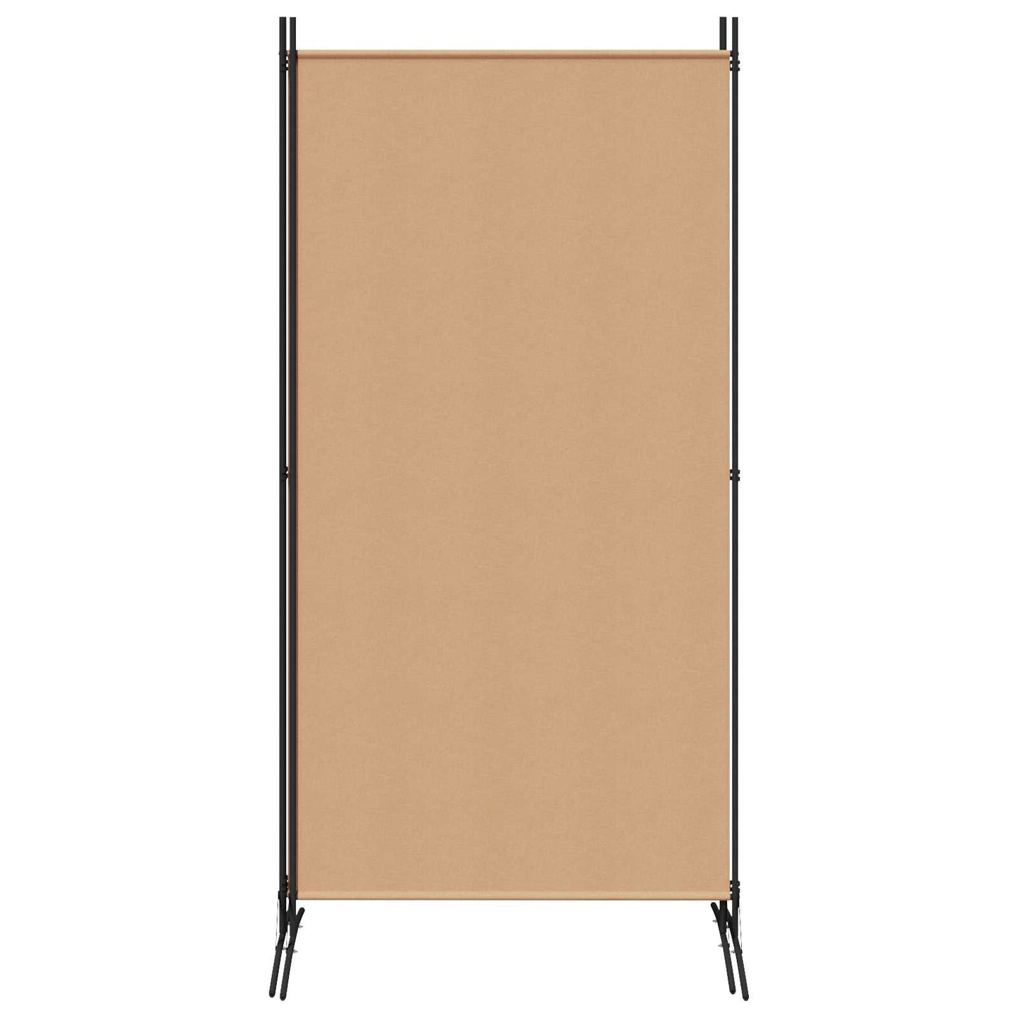 3-Panel Room Divider Beige 102.36 x 70.87 in Fabric