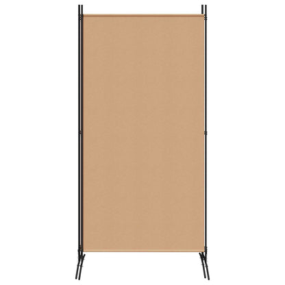 3-Panel Room Divider Beige 102.36 x 70.87 in Fabric