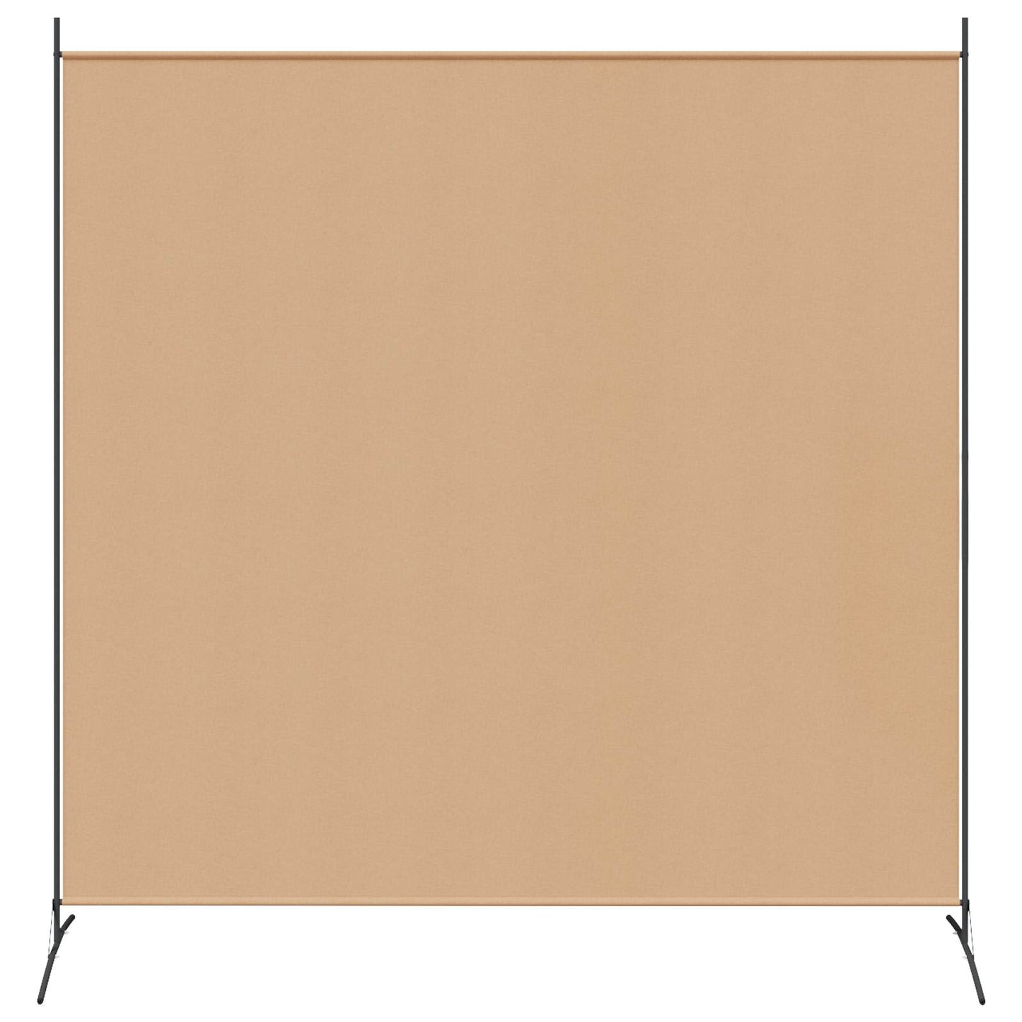 Single Panel Room Divider Beige 68.90 x 70.87 in Fabric