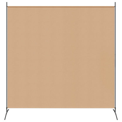 Single Panel Room Divider Beige 68.90 x 70.87 in Fabric
