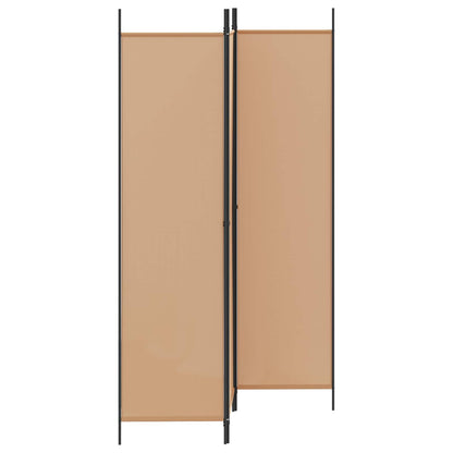 3-Panel Room Divider Beige 59.06 x 78.74 in Fabric