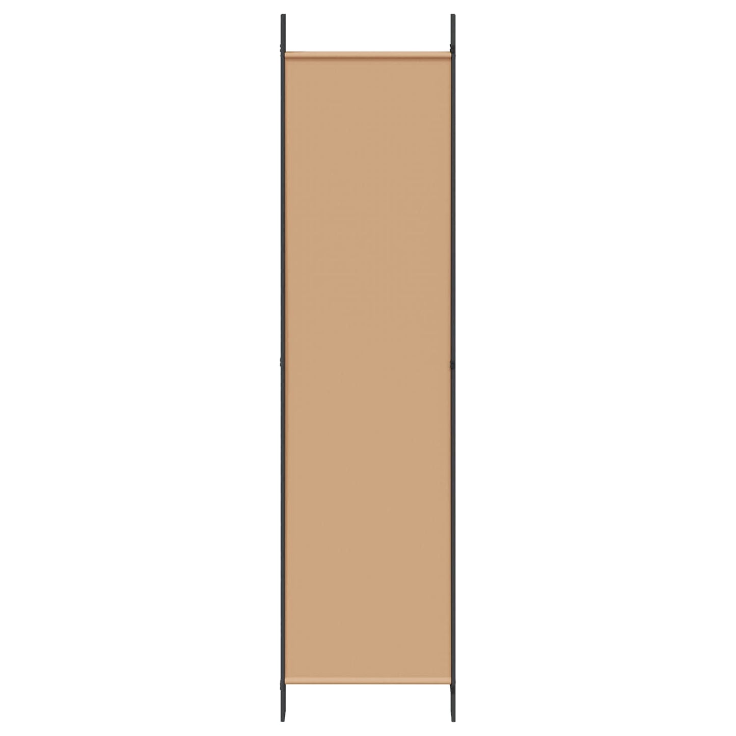 5-Panel Room Divider Beige 98.43 x 78.74 in Fabric