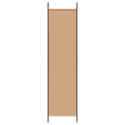 5-Panel Room Divider Beige 98.43 x 78.74 in Fabric