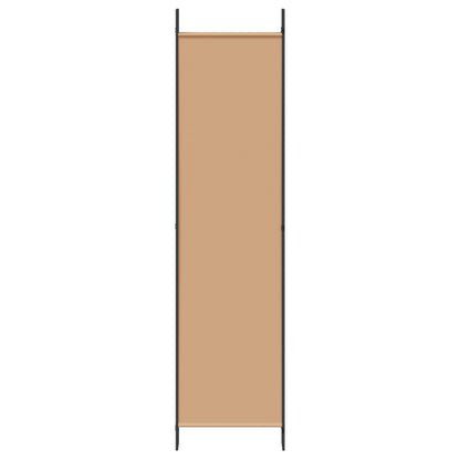 6-Panel Room Divider Beige 118.11 x 78.74 in Fabric