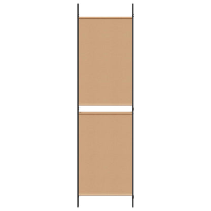 3-Panel Room Divider Beige 150 x 180 cm Fabric