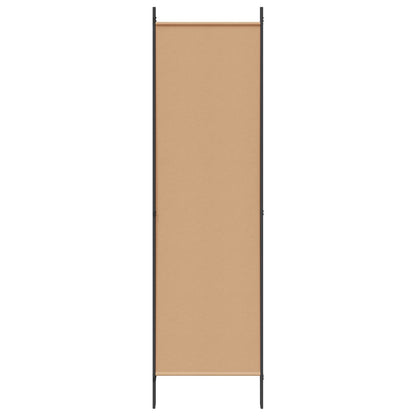 4-Panel Room Divider Beige 200 x 200 cm Fabric