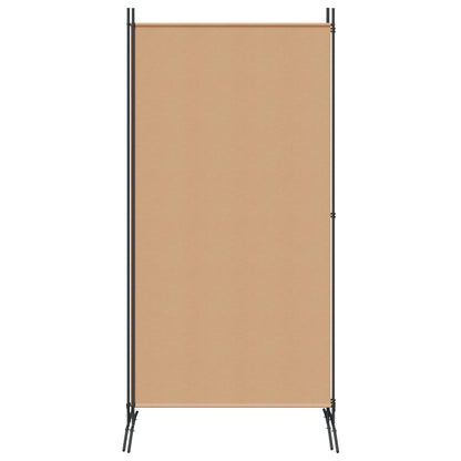 2-Panel Room Divider Beige 68.90 x 70.87 in Fabric