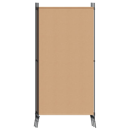 5-Panel Room Divider Beige 170.47 x 70.87 in Fabric