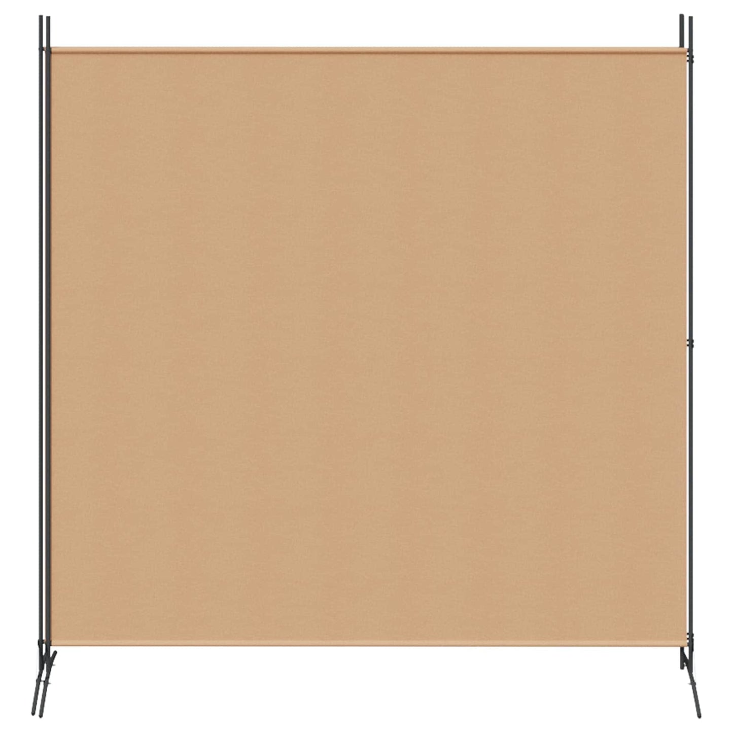 2-Panel Room Divider Beige 137.01 x 70.87 in Fabric