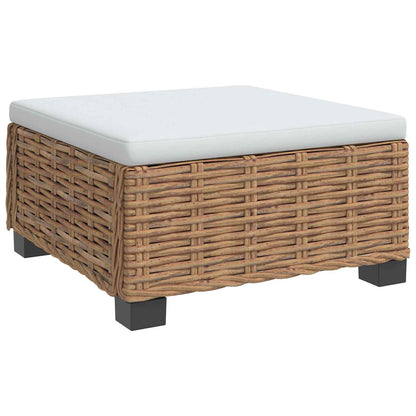 4 pcs Rattan Lounge Set with Cushions GENDT Natural Rattan