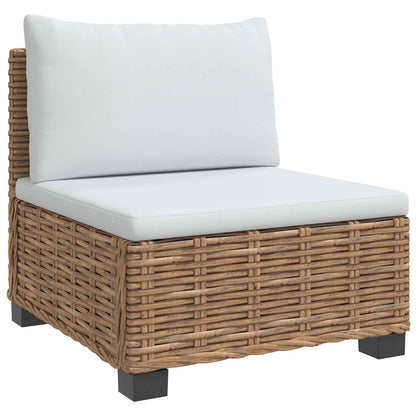 6 pcs Rattan Lounge Set with Cushions GENDT Natural Rattan
