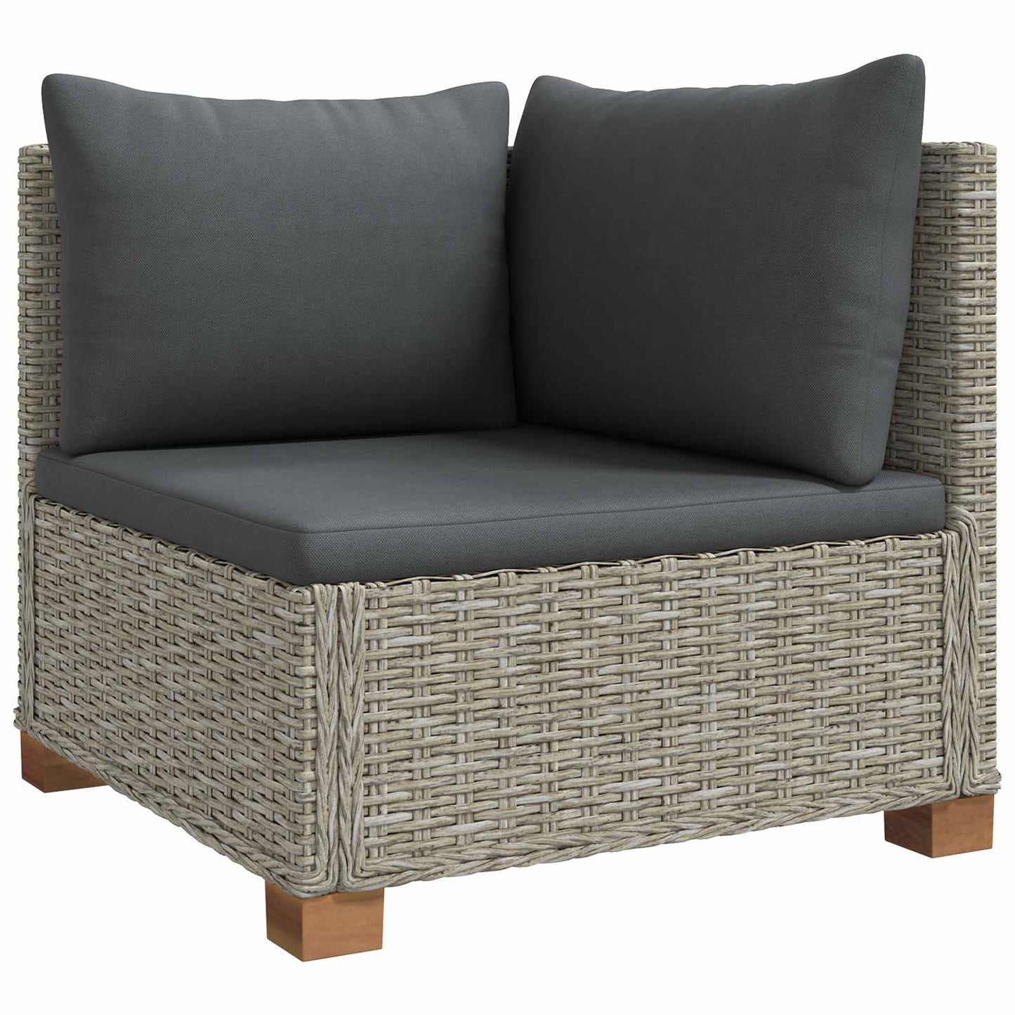 7 pcs Rattan Lounge Set with Cushions GENDT Natural Rattan