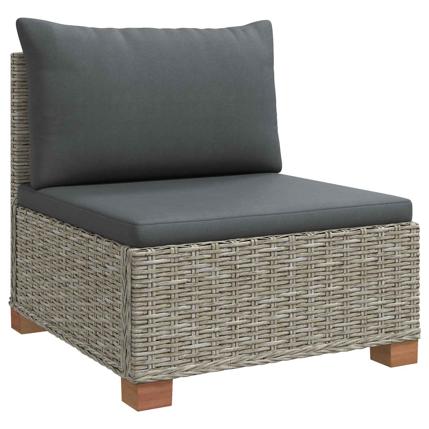 7 pcs Rattan Lounge Set with Cushions GENDT Natural Rattan