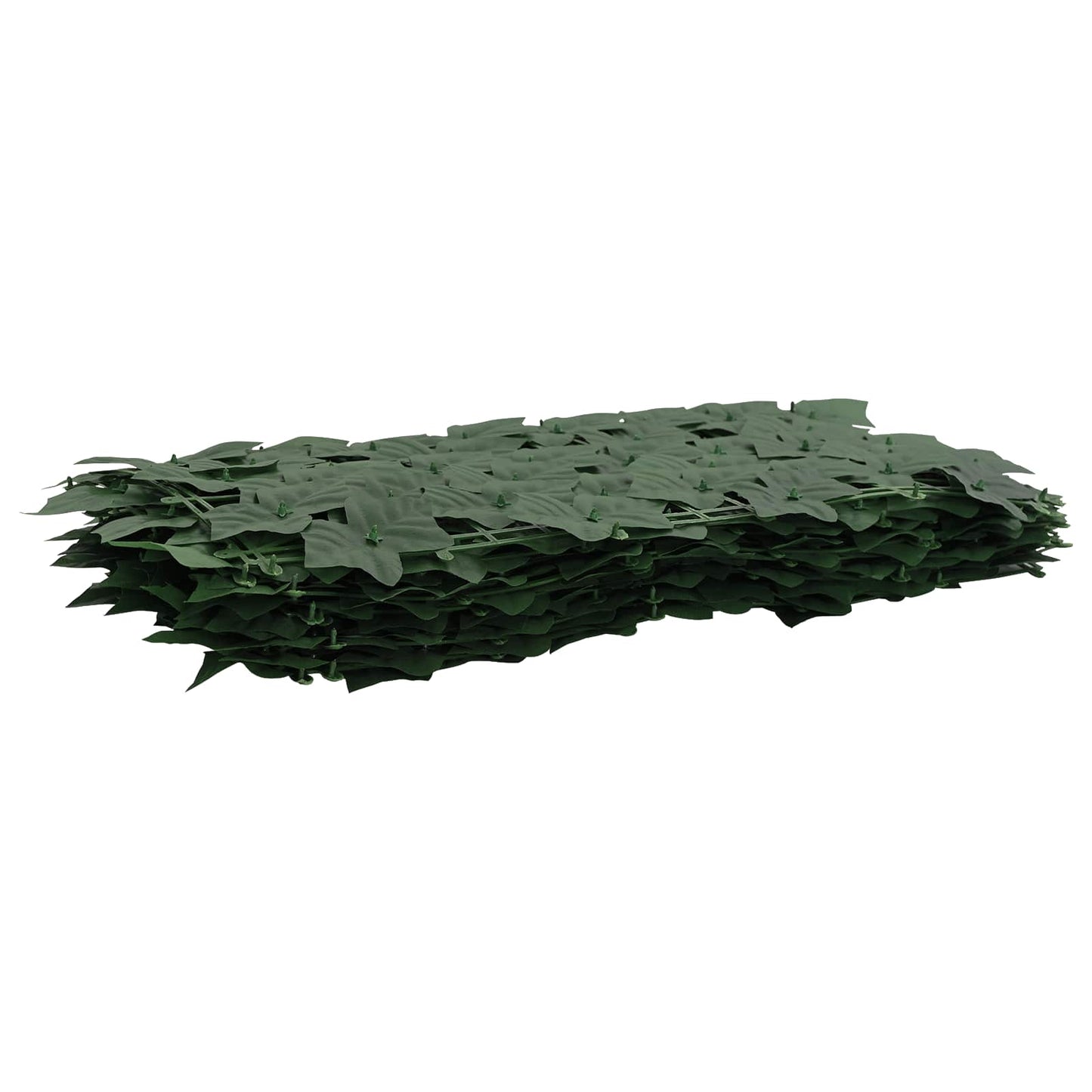 Balcony Screen with Leaves Dark Green 300 x 100 cm