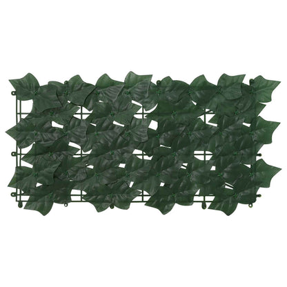 Balcony Screen with Leaves Dark Green 200 x 150 cm