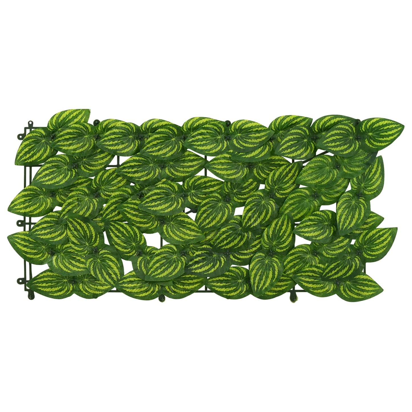 Balcony Screen with Leaves Green and Yellow 500 x 75 cm