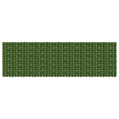 Balcony Screen with Leaves Green 500 x 150 cm