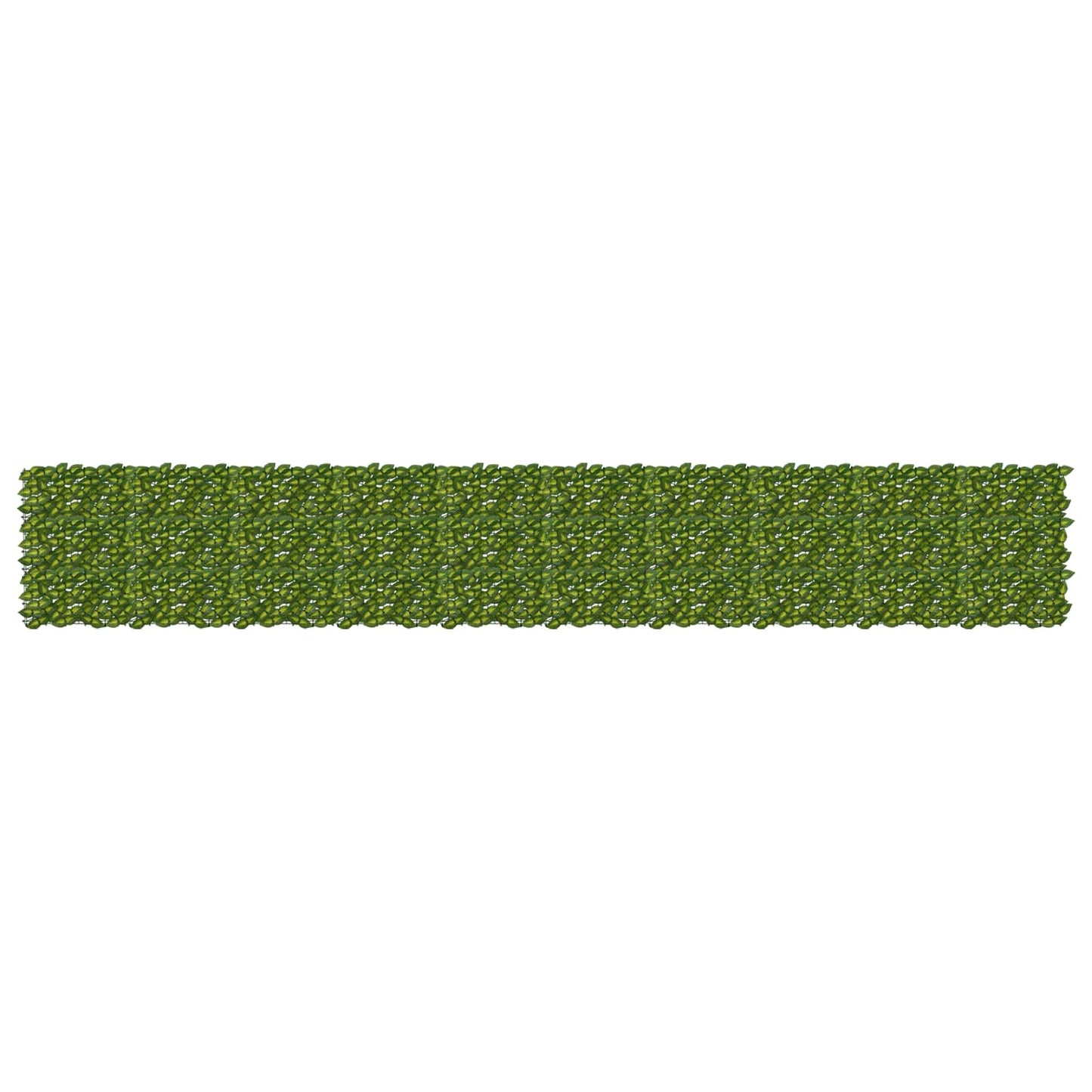 Balcony Screen with Leaves Green and Yellow 500 x 75 cm
