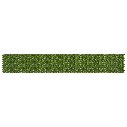 Balcony Screen with Leaves Green and Yellow 500 x 75 cm