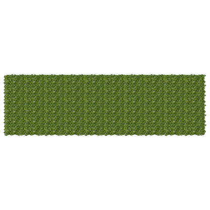 Balcony Screen with Leaves Green and Yellow 500 x 150 cm