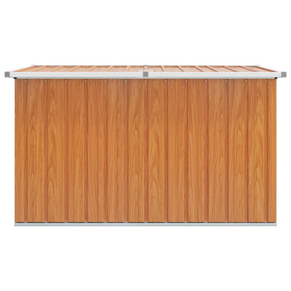 Outdoor Storage Box Galvanised Steel 150 x 101 x 91 cm Wood