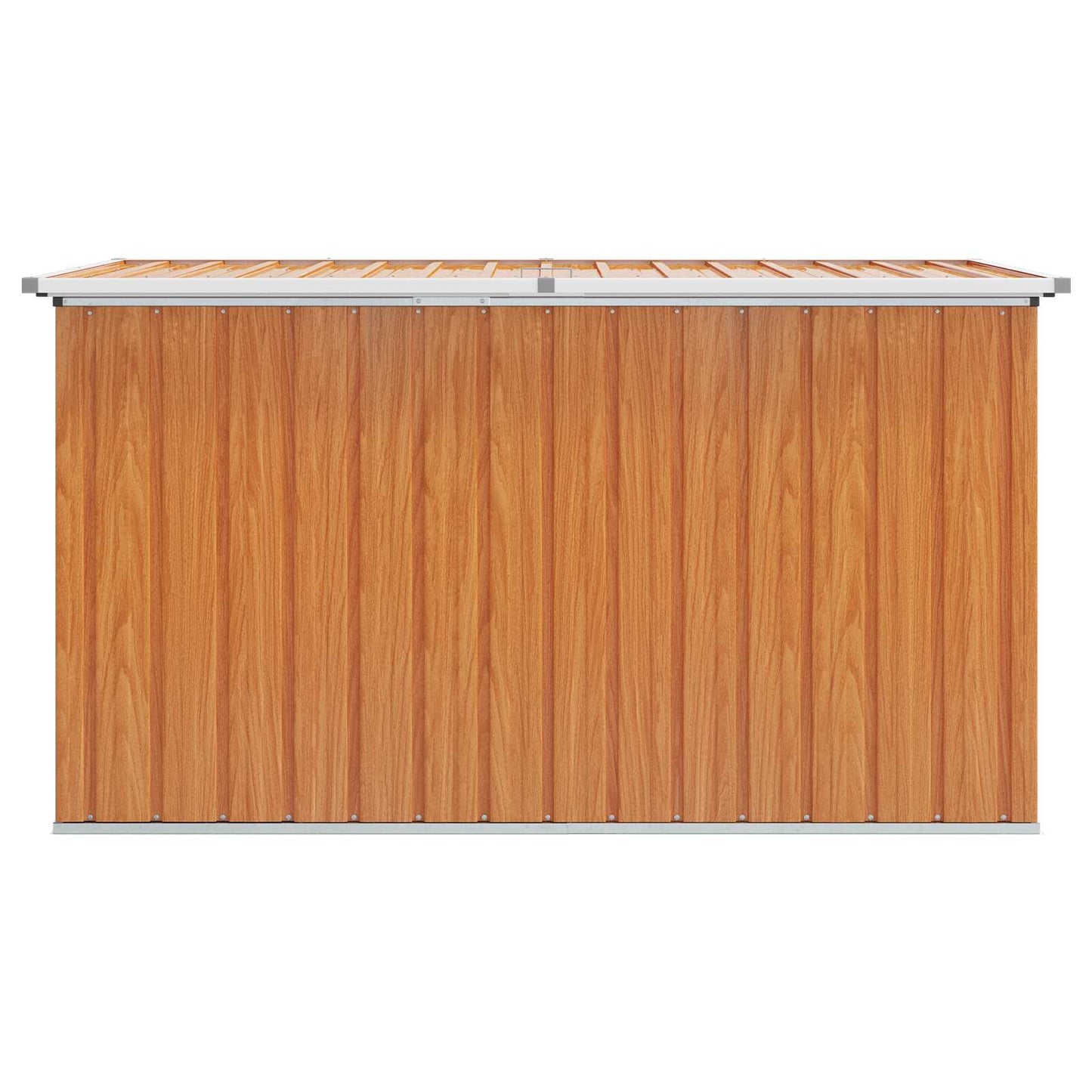 Outdoor Storage Box Galvanised Steel 171 x 99 x 93 cm Wood-like