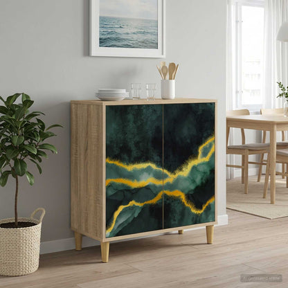 Sideboard WIJHE Sonoma 69 x 33 x 75 cm Engineered Wood